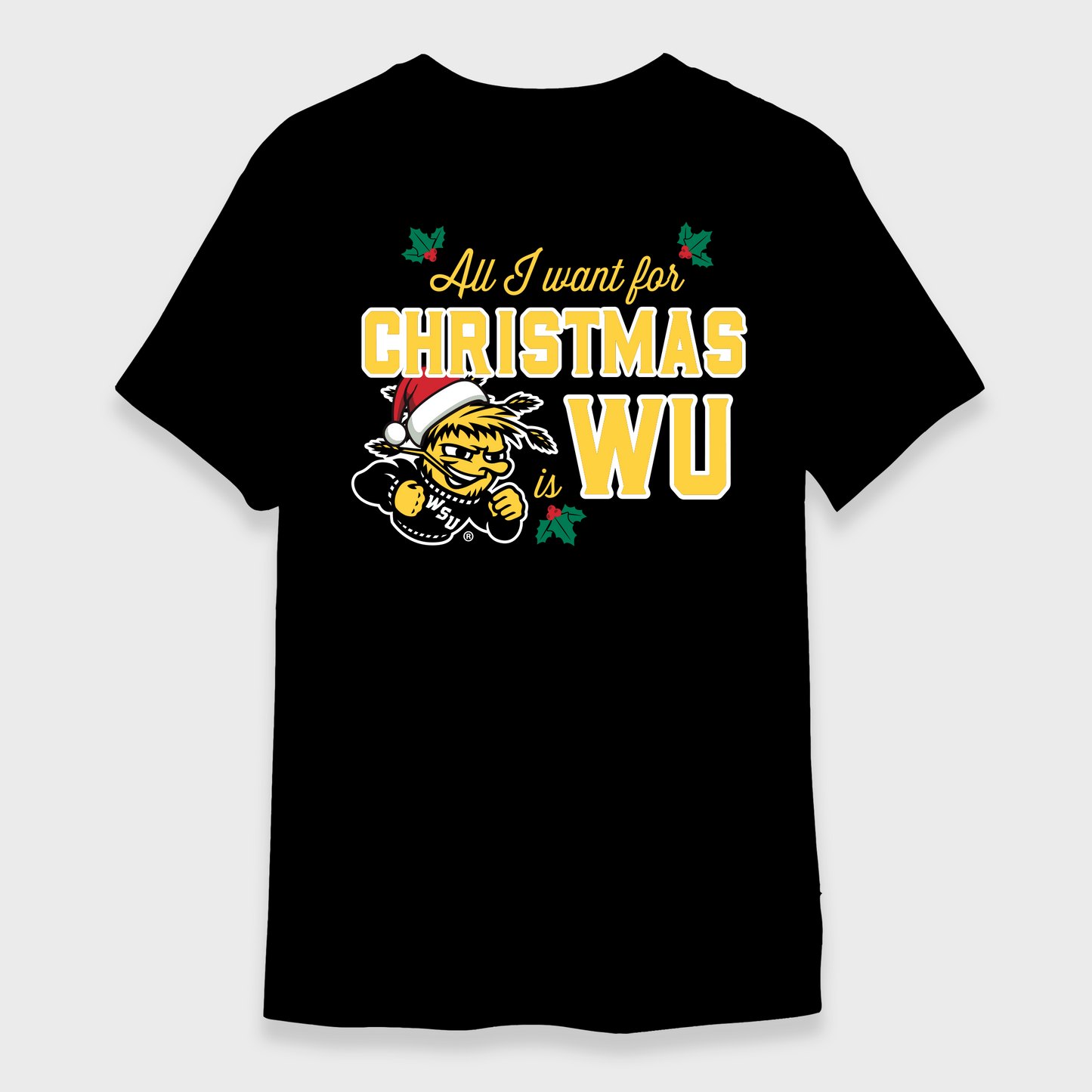 "All I Want For Christmas Is WU" Tee (Black)